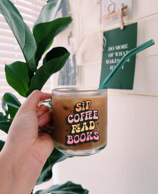 Sip coffee read books